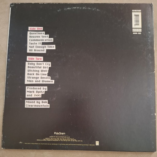 INXS vinyl record