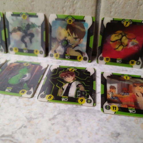 Ben ten motion-changing cards set of 10, like new
