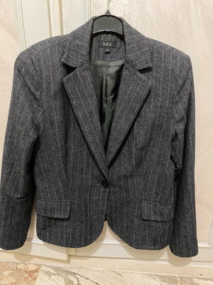 Blazer gray slim fit like new, size XL