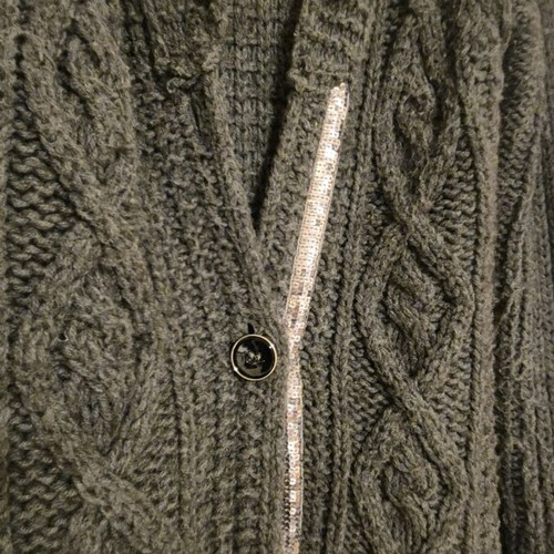 Rocco Barocco knitted gray cardigan used size S with wide fit
