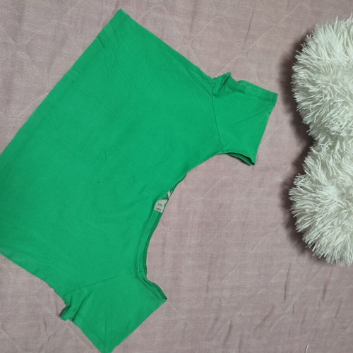 Zara green blouse used, size S
