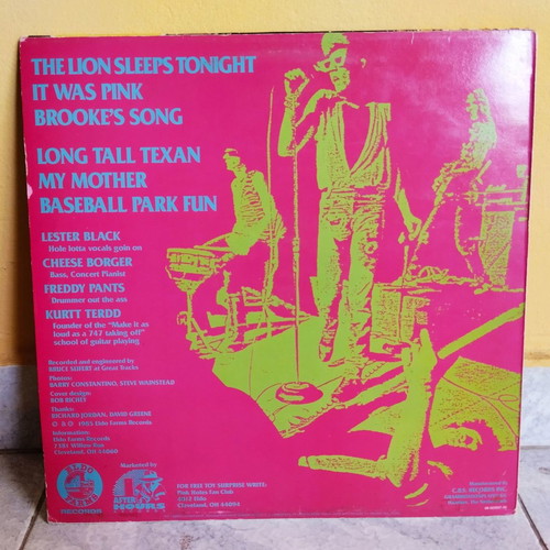 Pink Holes Breakfast With The Holes 1985 vinyl record used, punk rock