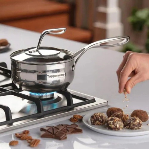 Tupperware Mastro 2.8l Stainless Steel Cookware New