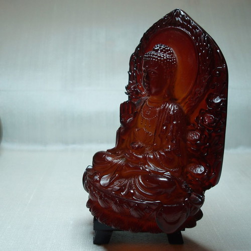 Amber shrine used Shakyamuni Shakya Mani Buddha 18th-19th century