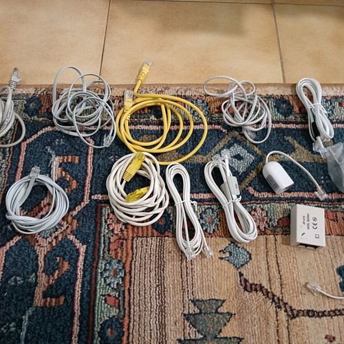 Cables used, various types
