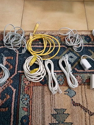 Cables used, various types