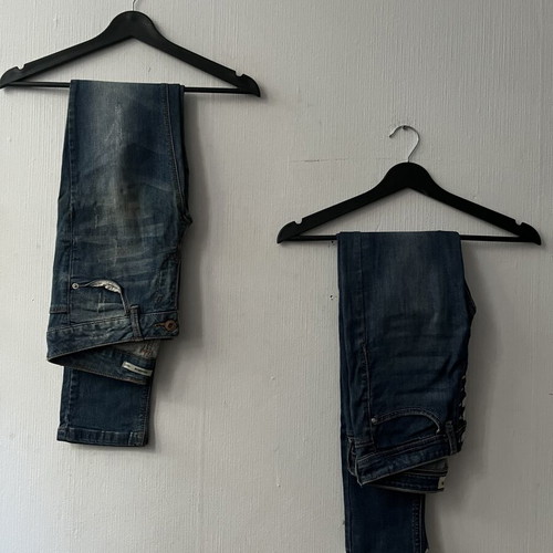 Pull & Bear Elastic Jeans Size 36 Used, Blue