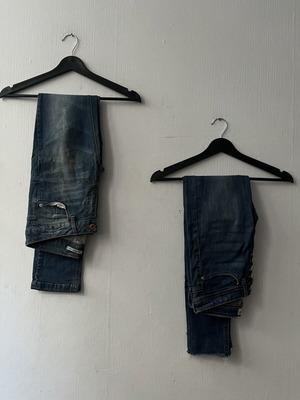 Pull & Bear Elastic Jeans Size 36 Used, Blue