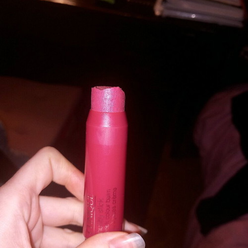 Clinique stick blush used, shade Roly poly rosy