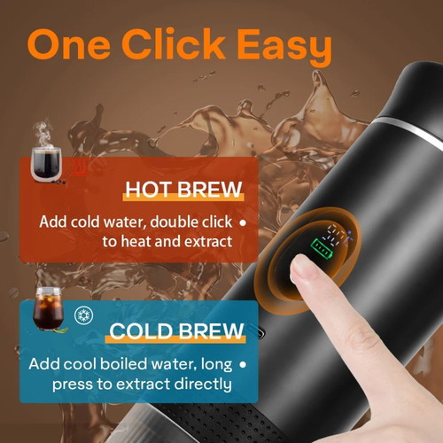 Portable 3-in-1 Coffee Machine new, capsule and ground coffee