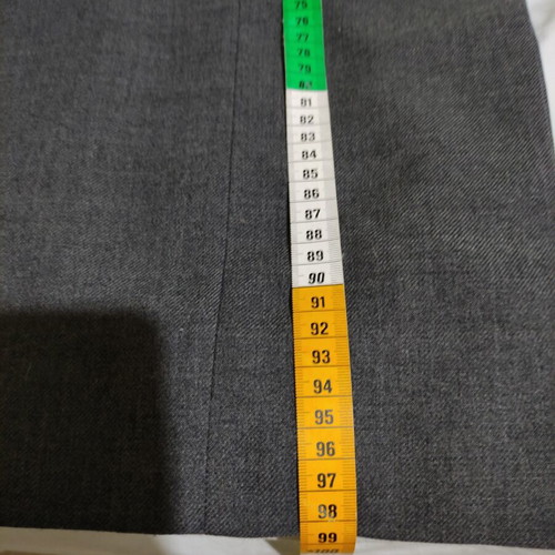 Men's classic pants, gray, size L XL