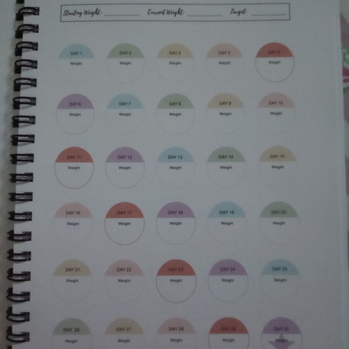 Weight Loss Tracker Book new