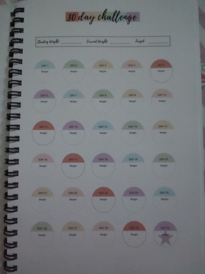 Weight Loss Tracker Book new