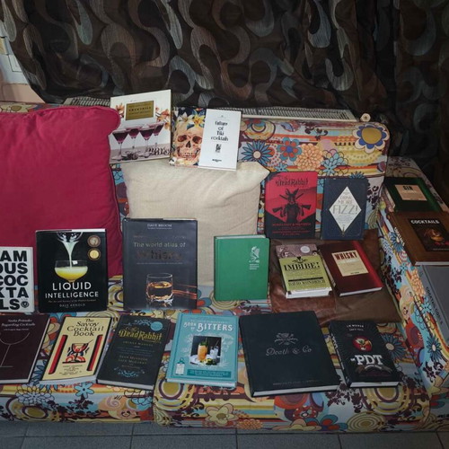 Bartender books like new, set of 22 in English