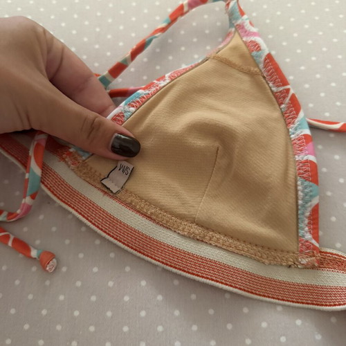 SunsetGo! bikini, size S, red multicolor