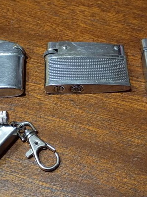 Vintage Collector's Metal Gas Lighters