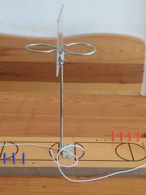 Basketball game used missing 2 red and 1 blue pin