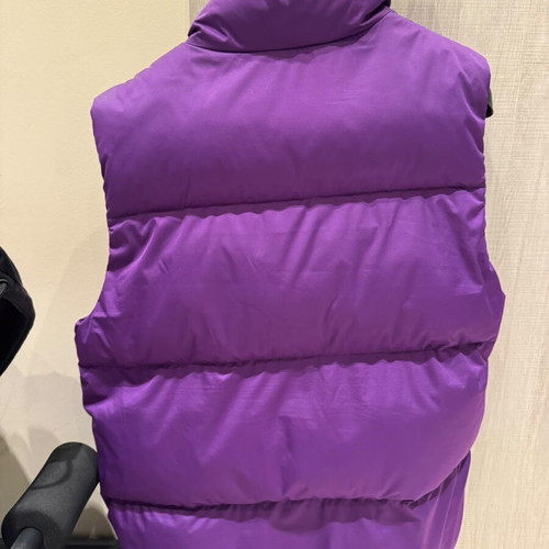 Nike puffer vest like new, purple, size S
