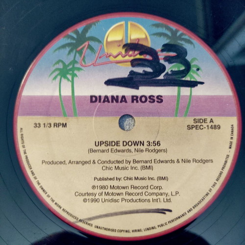 Diana Ross Taylor Dayne Upside Down Tell It To My Heart 12'' Vinyl Maxi Single used