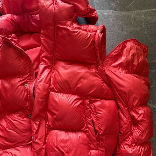 Yoox8 oversize 2-in-1 jacket used, orange, size M