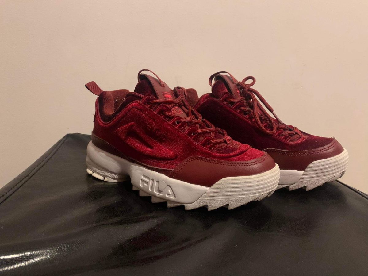 Fila 2024 bordeaux velour