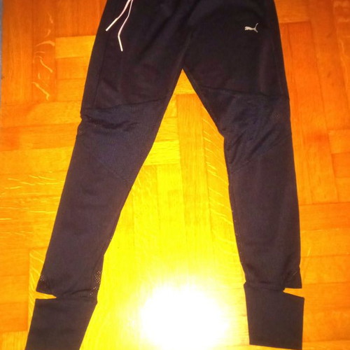 Puma leggings S black with mesh like new, worn twice