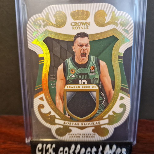 Panini Euroleague Panathinaikos Sloukas Patch new, limited 25