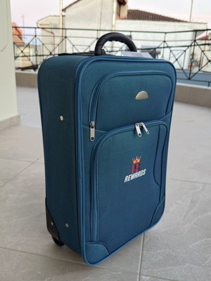 Blue Cabin Bag New, Compact Suitcase