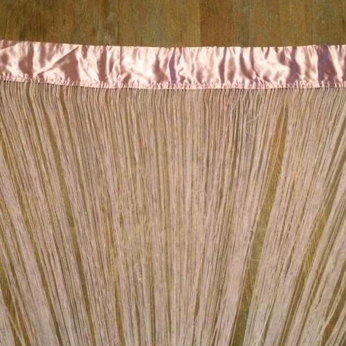 10 x STRING/CROSIA CURTAINS LILAC - LIGHT PURPLE/EGGPLANT