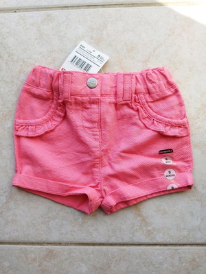 Pink baby shorts new for girls 9 months 71 cm