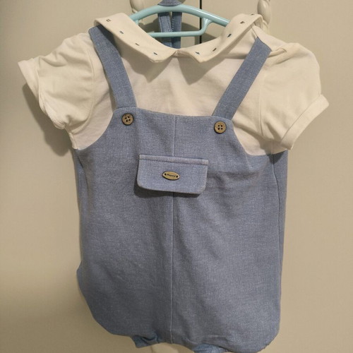 Mayoral baby romper with hat in like new condition