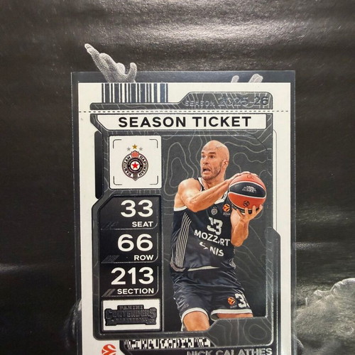 Nick Calathes #31 Panini Contenders Euroleague Basketball 2025/26 new