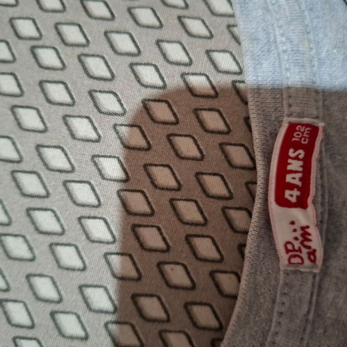 Dpam T-shirt for 4-year-old child like new, size 104 cm, gray