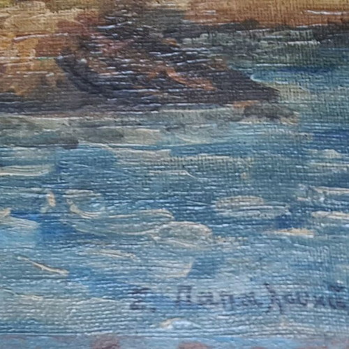 Spyros Papaloukas oil sketch on canvas new