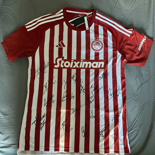 Olympiacos Signed Jersey 2023-24 Conference League Champions Like New