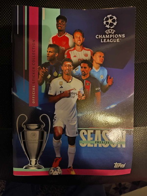 Champions League 2024 Topps Stickers άλμπουμ νέο