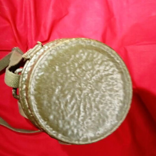 German gas mask and filter case used
