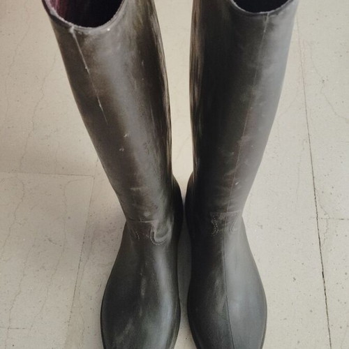 Galotses boots used khaki size 37