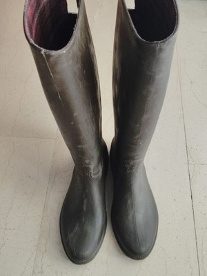 Galotses boots used khaki size 37
