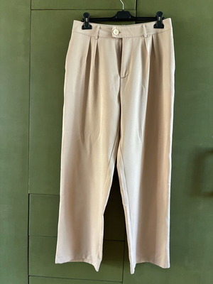Beige Shein pants like new, straight fit, size L