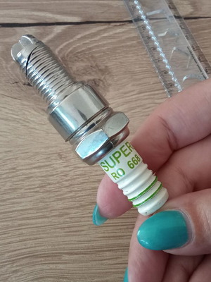 Vintage Super RO 668 spark plug lighter used