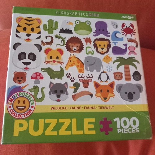 Eurographicskids puzzle 100 pieces used, wildlife theme