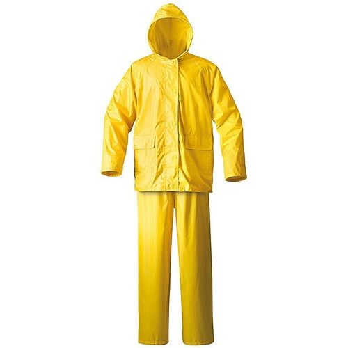 Yellow waterproof set nitserida new, fishermen work suit