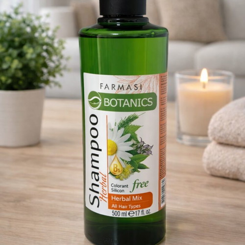 Shampoo with Herbal Mix 500ml Farmasi new, sealed