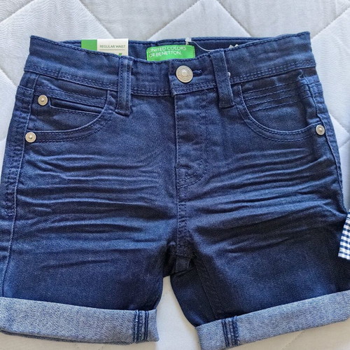 Benetton kids clothes new, shirt and shorts for 2 years old