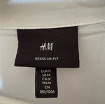 Βισκόζ καλοκαιρινό πουκάμισο H&M σαν καινούργιο, άσπρο, μέγεθος M