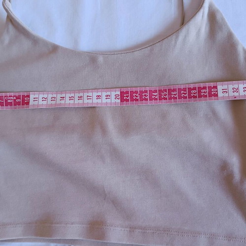 Zara crop top beige like new, size S-M
