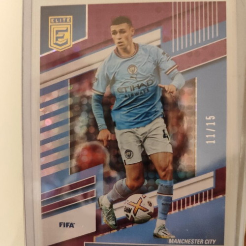 Panini Donruss Elite 2022-23 Phil Foden card numbered /15 like new