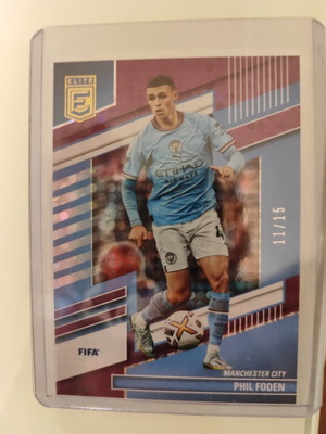 Panini Donruss Elite 2022-23 Phil Foden card numbered /15 like new
