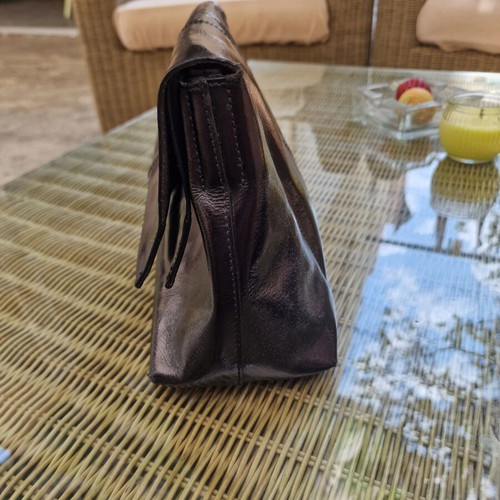 Massimo Dutti Handbag Like New Leather Clutch